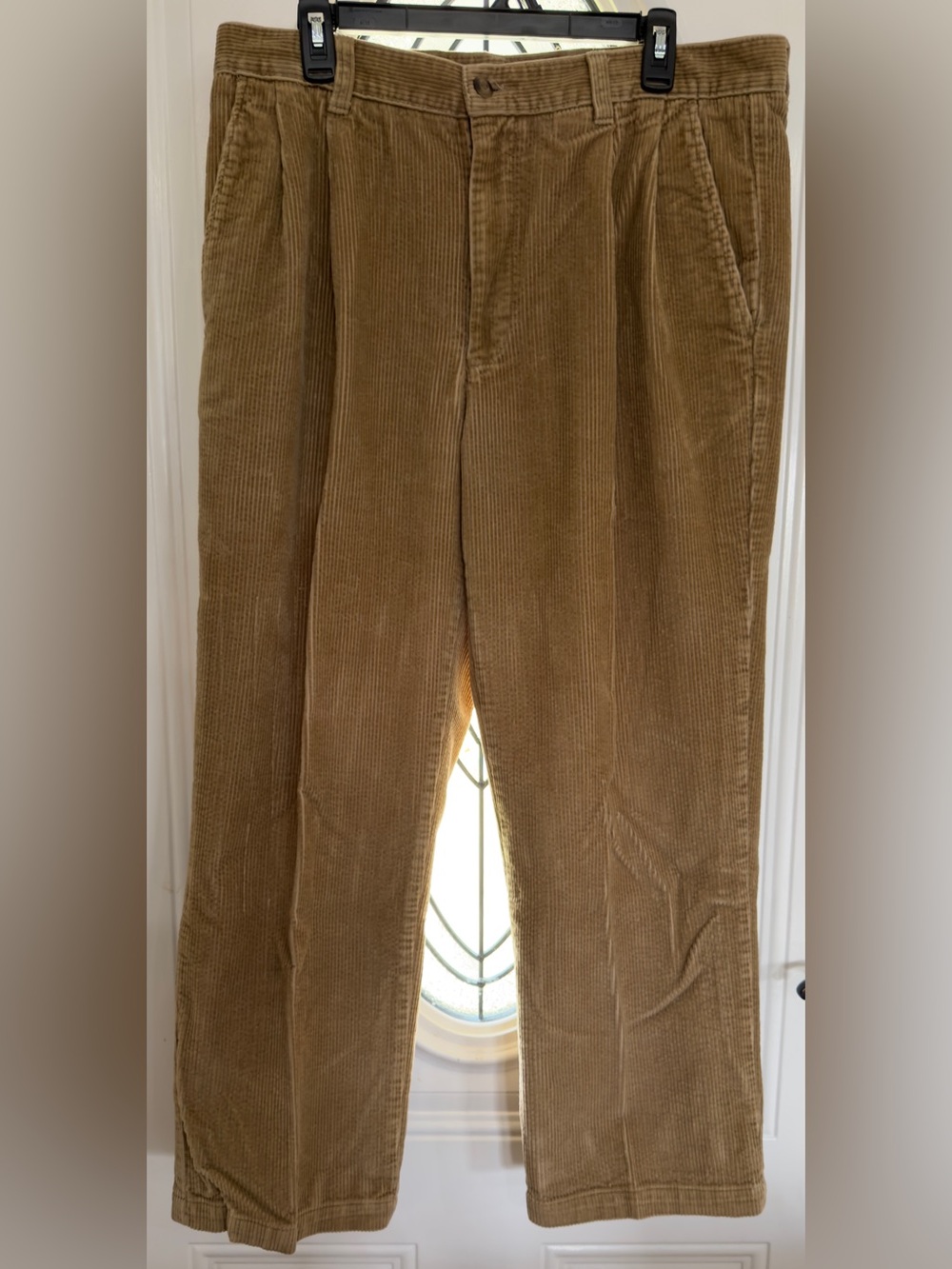 36x29 St. John's Bay Men's Corduroy Pants in Tan Brown